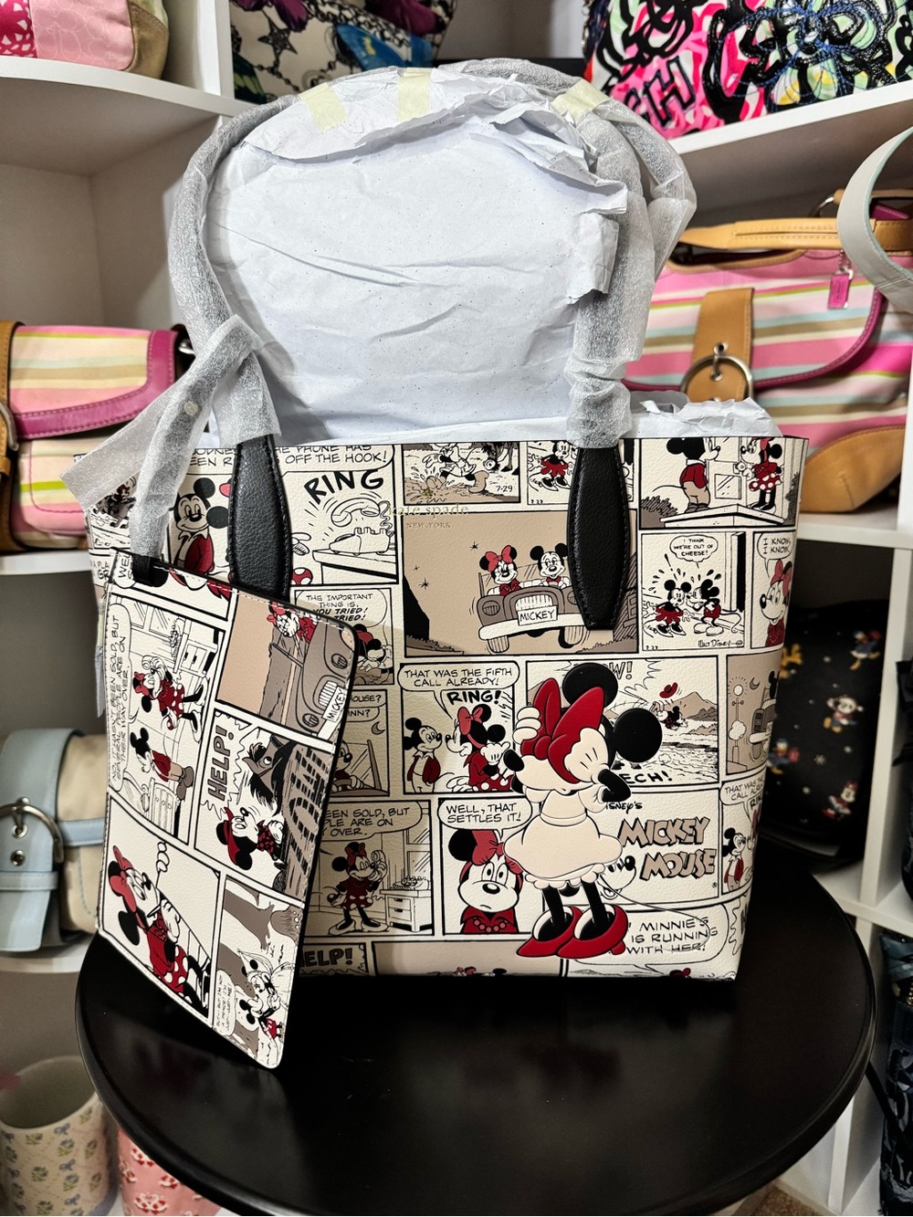 Kate Spade x Disney Comics Tote Bag